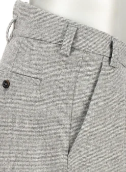 ALBERTO Mini Oxford, Ted-C, Wide Fit, Wolle cropped, grau^ Hosen