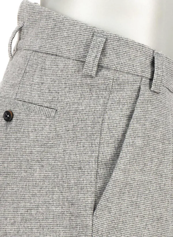 ALBERTO Mini Oxford, Ted-C, Wide Fit, Wolle cropped, grau^ Hosen