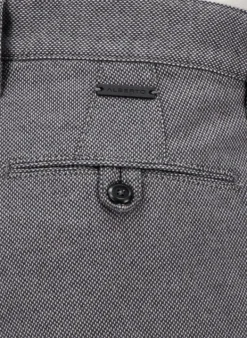 ALBERTO New Wool Look, Lou, Regular Fit, Baumwoll-Stretch, grau meliert^ Hosen