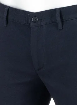 ALBERTO New Wool Look, Lou, Regular Fit, Baumwoll-Stretch, navy meliert^ Hosen