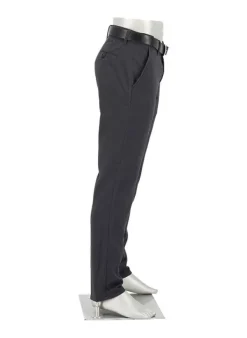 ALBERTO New Wool Look, Lou, Regular Fit, Baumwoll-Stretch, nachtblau meliert^ Hosen