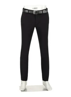 ALBERTO Performance, Move, Slim Fit, Mikrofaser-Stretch, schwarz^ Hosen