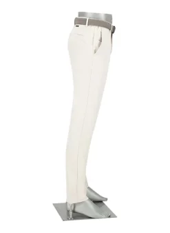 ALBERTO Performance, Move, Slim Fit, Mikrofaser-Stretch, kitt^ Alles Weiss|Hosen