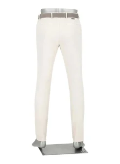 ALBERTO Performance, Move, Slim Fit, Mikrofaser-Stretch, kitt^ Alles Weiss|Hosen