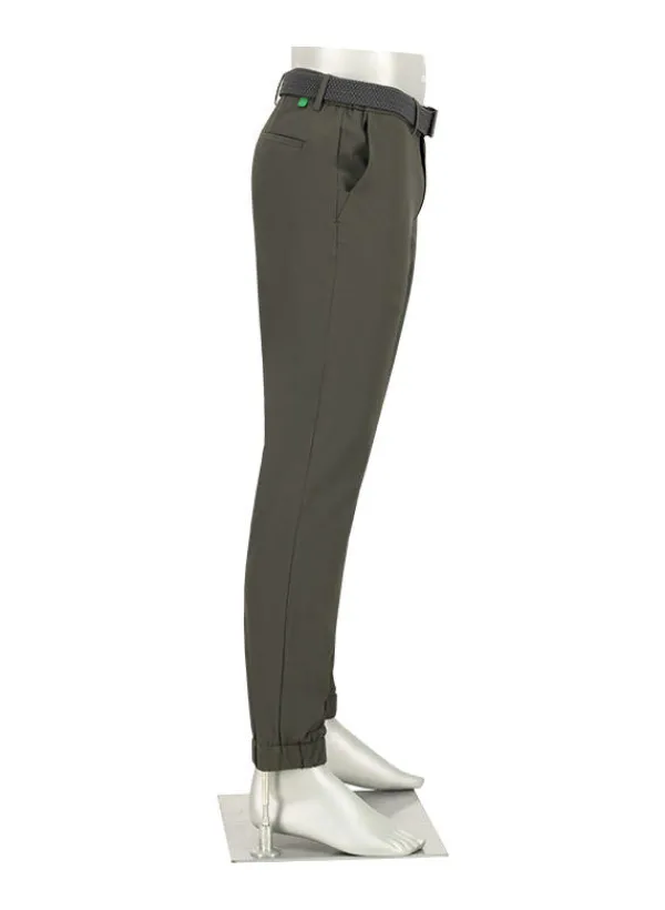 ALBERTO Performance, Rookie, Regular Fit, Tech-Gabardine wasserabweisend,dunkelgrün^ Hosen|Hosen