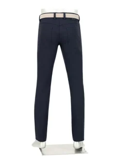 ALBERTO Performence, Pipe, Regular Fit, Mikrofaser-Stretch wasserabweisend, navy^ Hosen