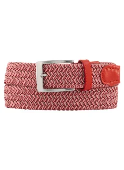 ALBERTO rot, Breite ca. 3,5 cm^ Gürtel|Gürtel