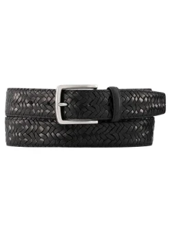 ALBERTO schwarz, Breite 3,5 cm, kürzbar^ Gürtel