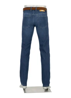 ALBERTO Seiden Denim, Pipe, Regular Fit, dunkelblau^ Jeans|Premium Business Jeans