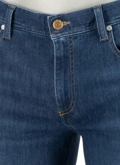 ALBERTO Seiden Denim, Pipe, Regular Fit, dunkelblau^ Jeans|Premium Business Jeans