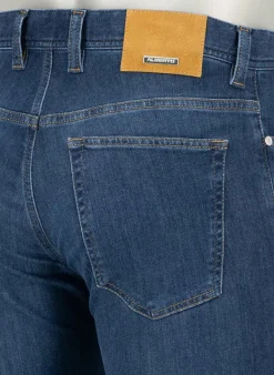 ALBERTO Seiden Denim, Pipe, Regular Fit, dunkelblau^ Jeans|Premium Business Jeans