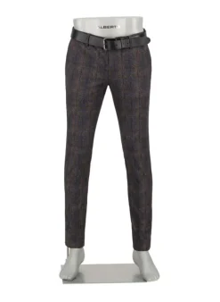 ALBERTO Smart Jersey, Rob, Slim Fit, Mikrofaser-Stretch, braun-lila^ Hosen