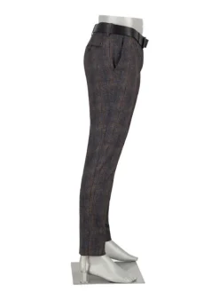 ALBERTO Smart Jersey, Rob, Slim Fit, Mikrofaser-Stretch, braun-lila^ Hosen