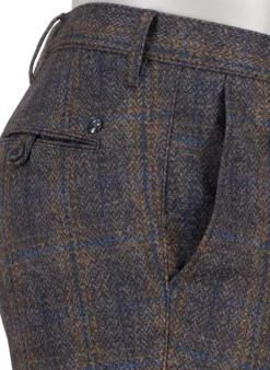 ALBERTO Smart Jersey, Rob, Slim Fit, Mikrofaser-Stretch, braun-lila^ Hosen