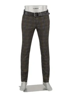ALBERTO Smart Jersey, Rob, Slim Fit, Mikrofaser-Stretch, grün-blau^ Hosen