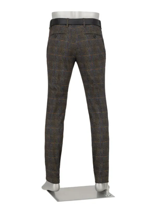 ALBERTO Smart Jersey, Rob, Slim Fit, Mikrofaser-Stretch, grün-blau^ Hosen