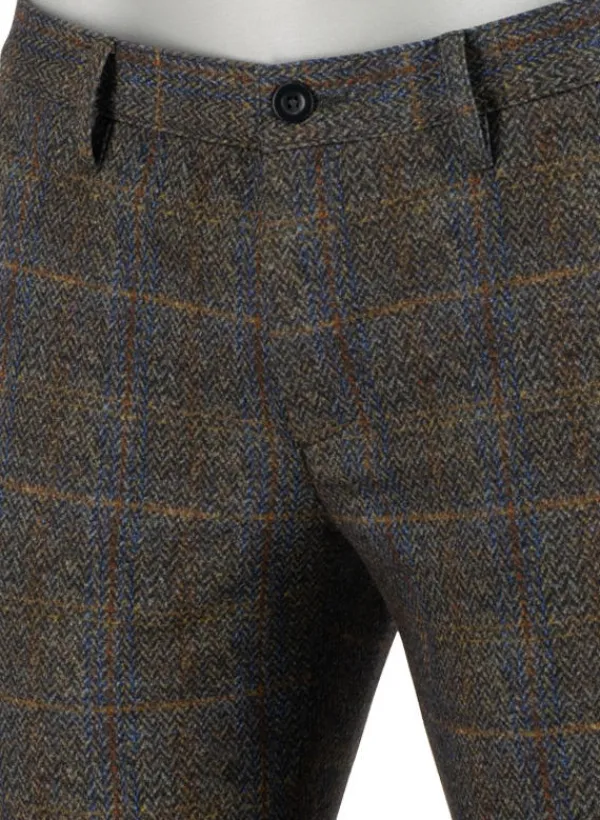 ALBERTO Smart Jersey, Rob, Slim Fit, Mikrofaser-Stretch, grün-blau^ Hosen