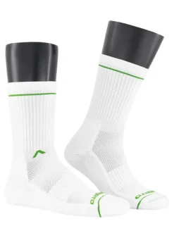ALBERTO Socken, Bio Baumwolle, weiß-grün^ Socken
