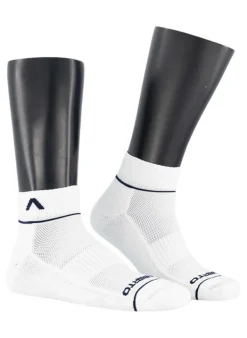 ALBERTO Socken, Bio Baumwolle, weiß-schwarz^ Socken