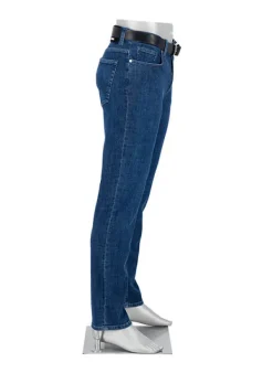 ALBERTO Super Stretch, Pipe, Regular Fit, Baumwolle T400®, dunkelblau^ Jeans|Premium Business Jeans