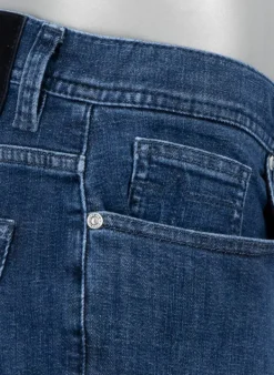ALBERTO Super Stretch, Pipe, Regular Fit, Baumwolle T400®, dunkelblau^ Jeans|Premium Business Jeans