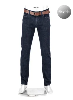 ALBERTO Super Stretch, Pipe, Regular Fit, Baumwolle T400®, navy^ Jeans|Premium Business Jeans