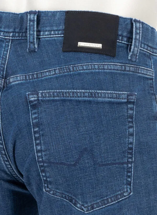 ALBERTO Super Stretch, Pipe, Regular Fit, Baumwolle T400®, blau^ Jeans|Premium Business Jeans