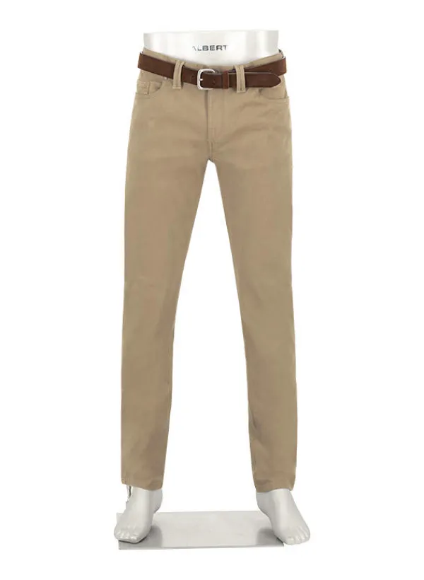 ALBERTO Super Twill, Pipe, Regular Fit, Baumwoll-Mix, camel^ Hosen