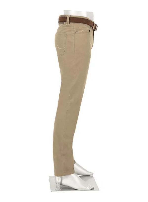 ALBERTO Super Twill, Pipe, Regular Fit, Baumwoll-Mix, camel^ Hosen