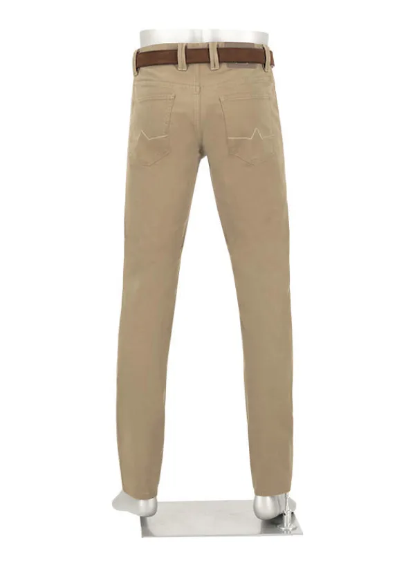ALBERTO Super Twill, Pipe, Regular Fit, Baumwoll-Mix, camel^ Hosen