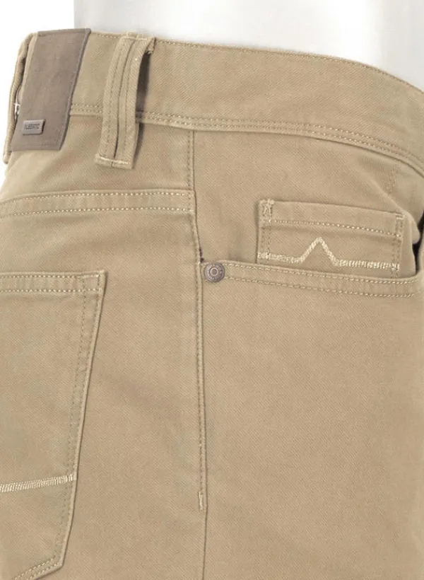 ALBERTO Super Twill, Pipe, Regular Fit, Baumwoll-Mix, camel^ Hosen