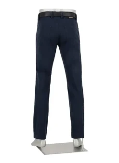 ALBERTO Super Twill, Pipe, Regular Fit, Baumwoll-Mix, navy^ Hosen