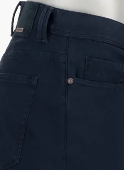 ALBERTO Super Twill, Pipe, Regular Fit, Baumwoll-Mix, navy^ Hosen