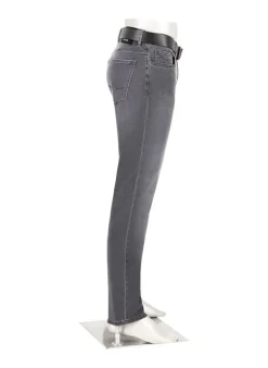 ALBERTO Tencel™, Pipe, Regular Fit, Baumwoll-Mix, dunkelgrau^ Jeans|Premium Business Jeans