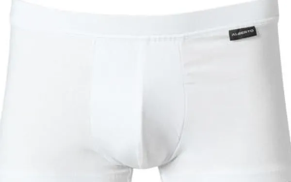 ALBERTO Trunk, Baumwoll-Stretch, weiß^ Unterwäsche